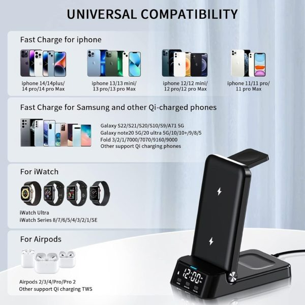 داک شارژر بی سیم مدل مگ سیف Quad Stand A60 image gallery