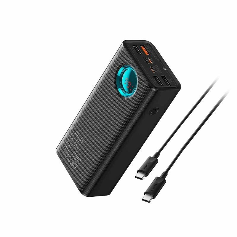 پاوربانک بیسوس مدل ‌ Ambilight dighital display 65w BS-30KP365 ظرفیت 30000mAh image gallery