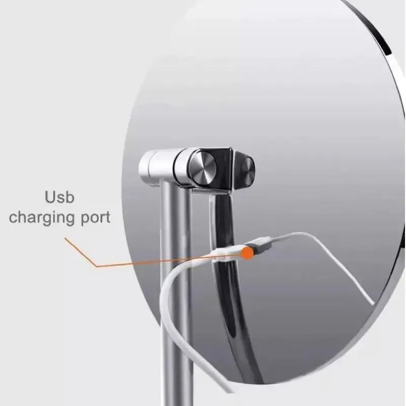 آینه و رینگ لایت آرایشی لمسی رومیزی 3x Xiasong image gallery