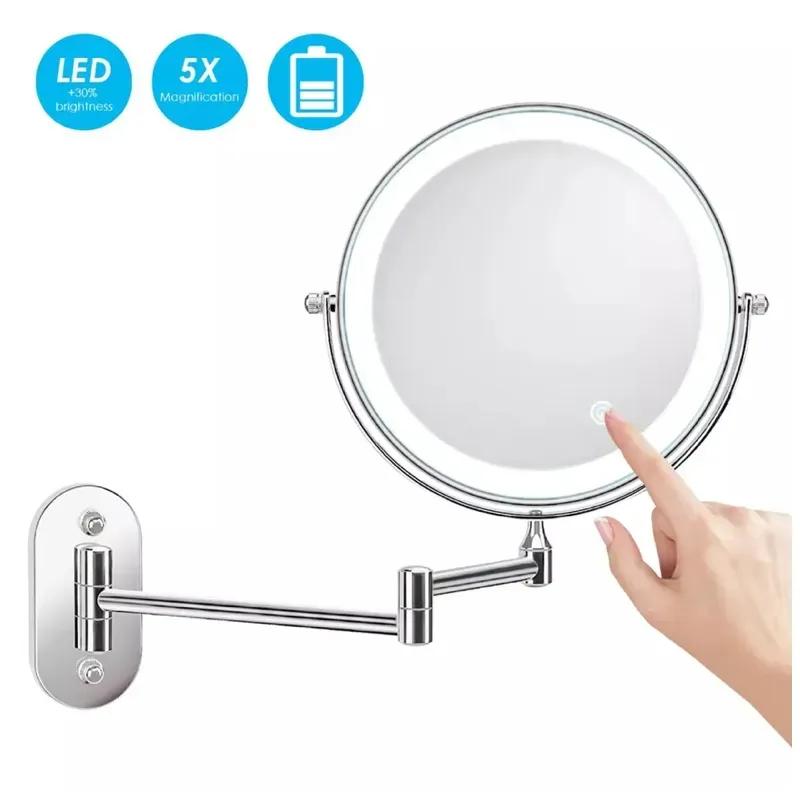 آینه و رینگ لایت آرایشی دیواری Miller-7x image gallery