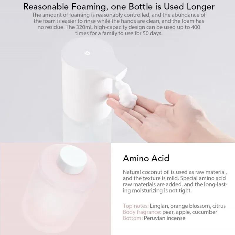 مایع ریز اتوماتیک فوم ساز شیائومی Mijia مدل MJXSJ03XW حجم 320ML به همراه مخزن فوم image gallery