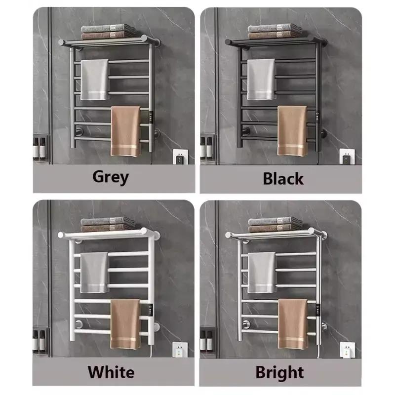 حوله‌خشک‌کن ریلی دیواری Crbohn مدل GN-8601 با نمایش و تنظیم دما image gallery