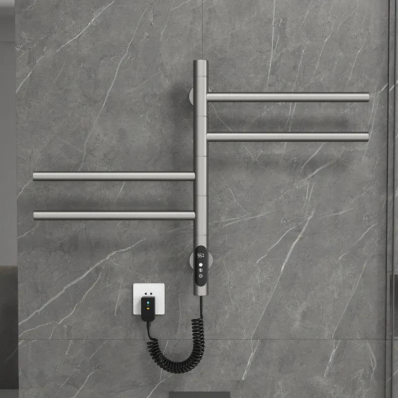 حوله خشک کن ریلی دیواری Crbohn مدل GN-90401 با نمایش و تنظیم دما  image gallery