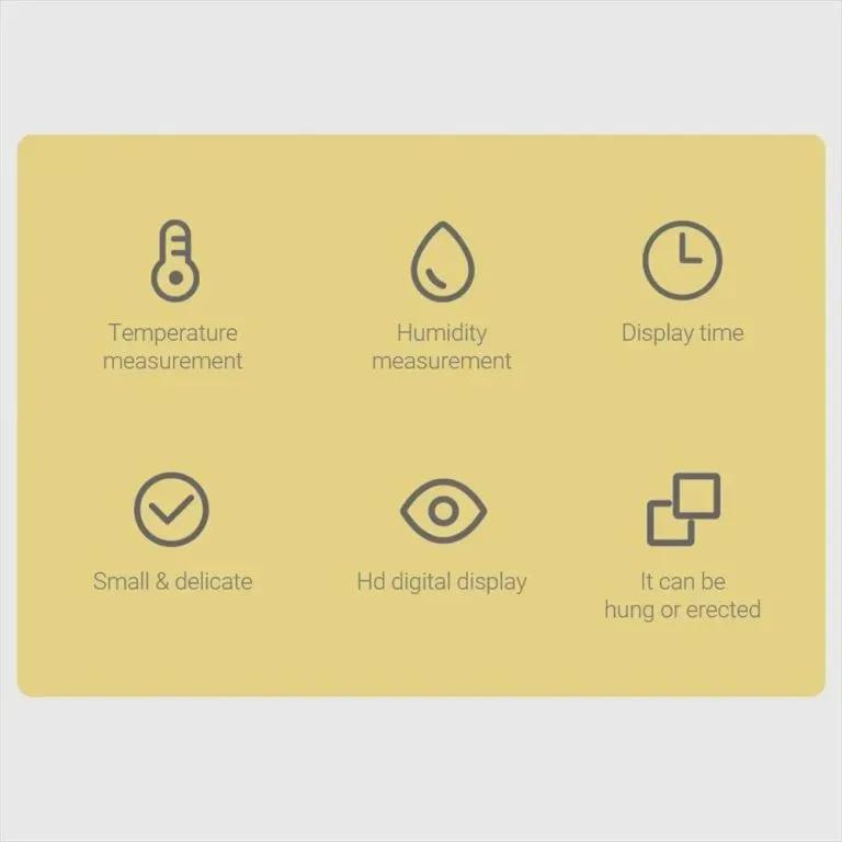 دماسنج و رطوبت‌سنج شیائومی MiaoMiaoCe مدل MHO-C306 Mini image gallery