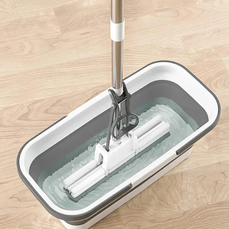 ست سطل تاشو و تی زمین شوی آبگیر FoliBuck Squeeze image gallery