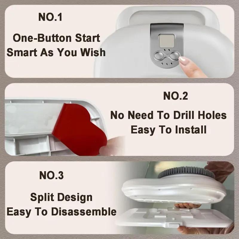 ماساژور و لیف برقی XIAOXIANG مدل V1 همراه با برس های یدک image gallery