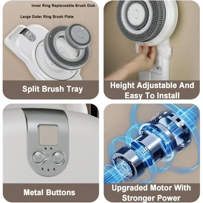 ماساژور و لیف برقی XIAOXIANG مدل V1 همراه با برس های یدک image gallery