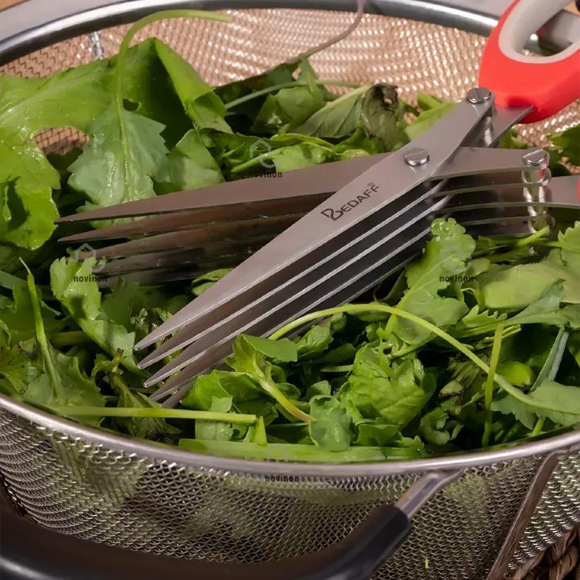 قیچی خردکن ۵ تیغه آشپزخانه بداف سایز 20Cm image gallery