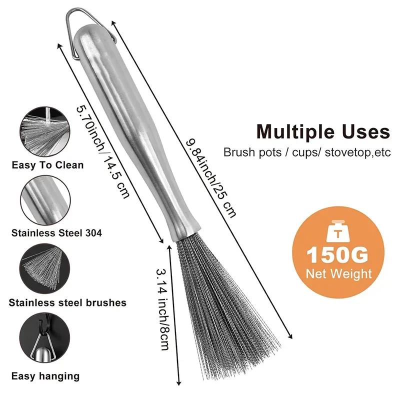 سیم ظرفشویی دسته دار VANYI مدل دم اسبی image gallery