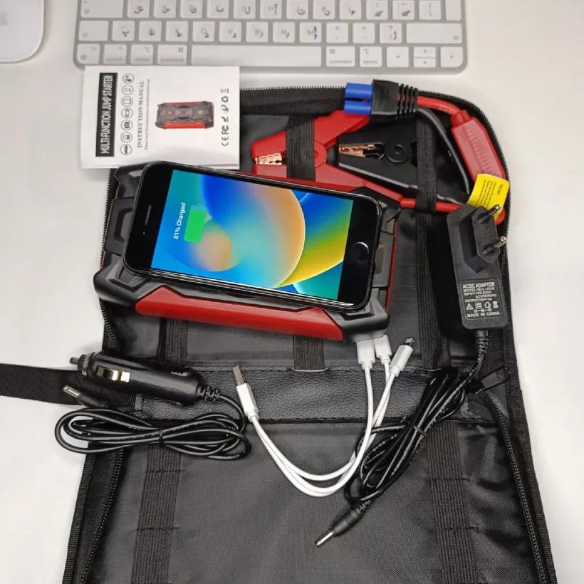 جامپ استارتر و شارژر بی‌سیم اضطراری مدل Zuix 600A با ظرفیت 12000mAh image gallery