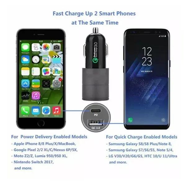 شارژر فندکی کوال کام مدل Quick Charge 3.0 image gallery