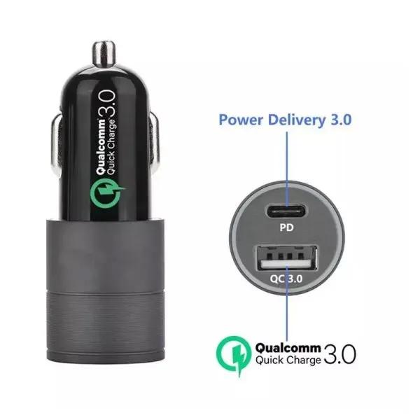 شارژر فندکی کوال کام مدل Quick Charge 3.0 image gallery