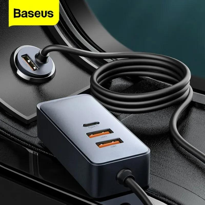 شارژر فندکی 4 پورت باسئوس مدل CCBX-120C2X image gallery