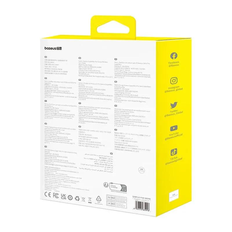 کمپرسور باد شارژی باسئوس مدل SuperMini Pro BS-CG016 image gallery