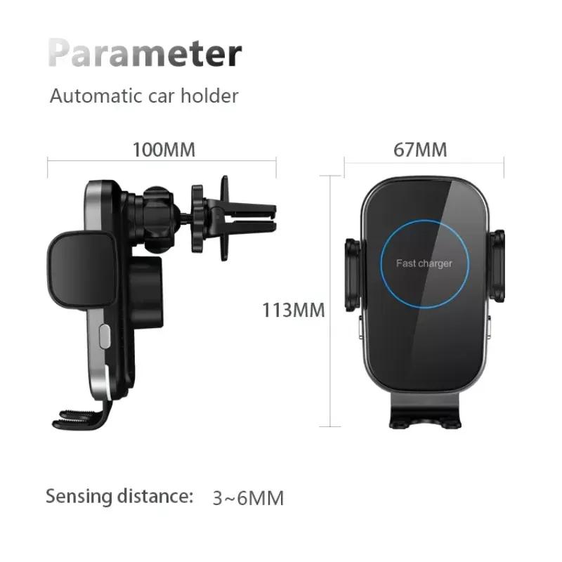 پایه نگهدارنده و شارژر بی‌سیم موبایل مدل Smart به همراه شارژر فندکی image gallery