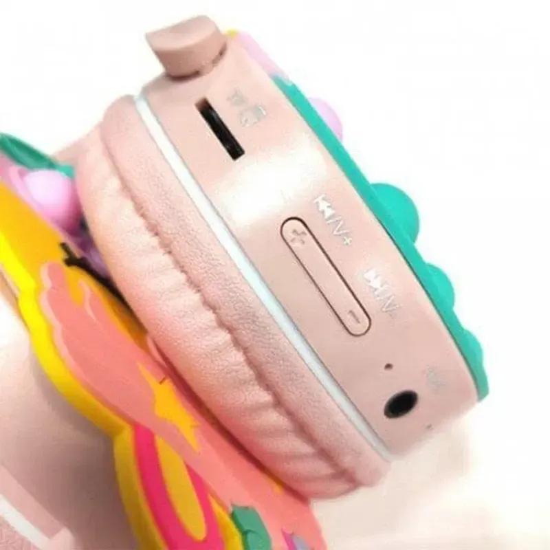 هدفون بلوتوثی طرح اسب تک شاخ مدل JK-009 image gallery