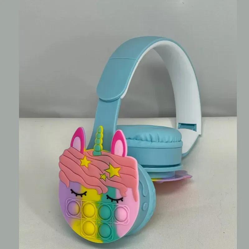 هدفون بلوتوثی طرح اسب تک شاخ مدل JK-009 image gallery