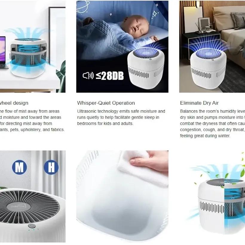 رطوبت ساز و تصفیه هوا شیائومی Microhoo مدل J1B به همراه UV image gallery