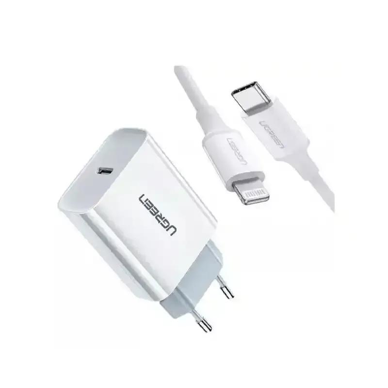 شارژر دیواری یوگرین مدل CD137 با توان 20 وات (به همراه کابل) image gallery