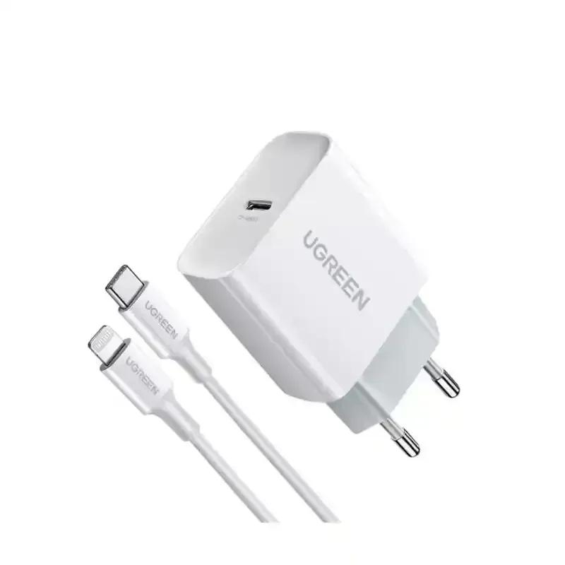 شارژر دیواری یوگرین مدل CD137 با توان 20 وات (به همراه کابل) image gallery