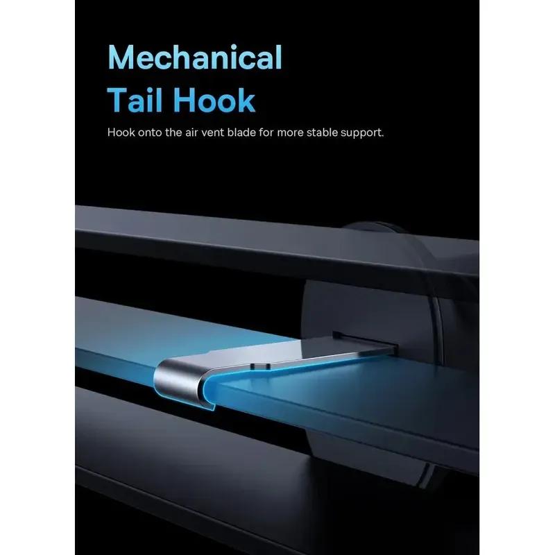 هولدر دریچه کولری و شارژر وایرلس بیسوس مدل BS-CM023 Milky Way Pro C40357000111-00 توان 15 وات image gallery