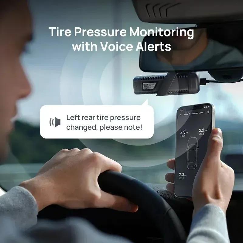 سنسور فشار باد لاستیک شیائومی  70Mai مدل T04 External TPMS Sensor Midrive image gallery