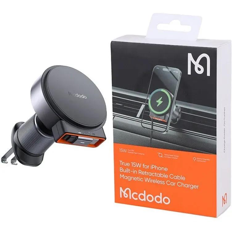 هولدر و شارژر وایرلس دریچه کولری مگ سیف مک دودو مدل CH-3000 توان 15 وات image gallery