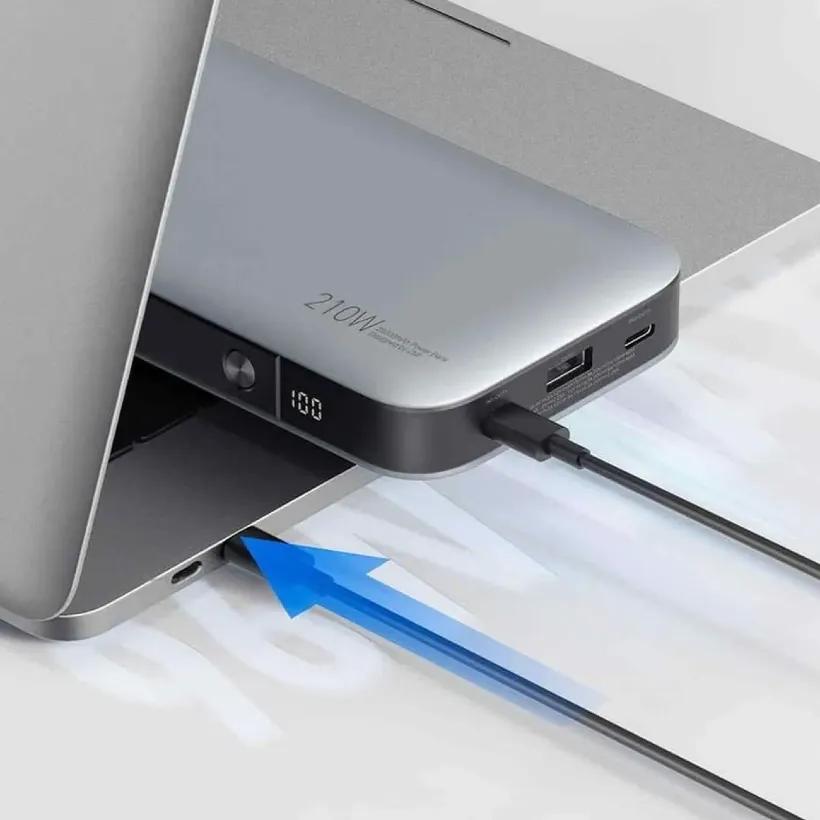 پاوربانک 25000 شیائومی مدل ZMI 20 mobile power supply QB826 توان 200 وات image gallery