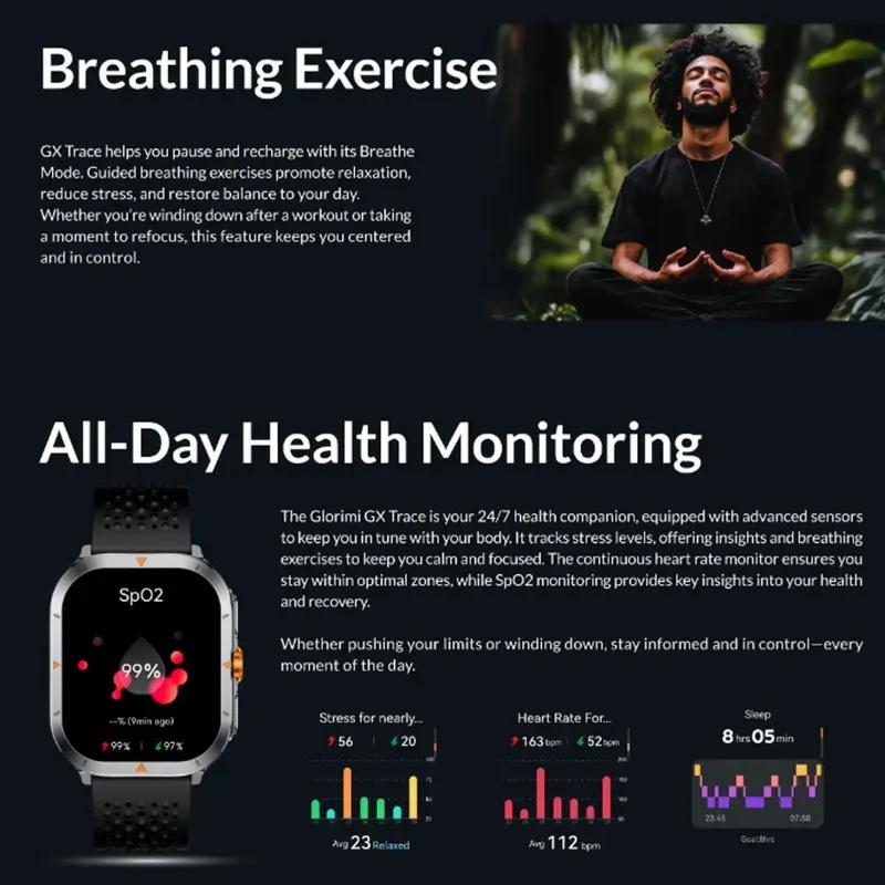 ساعت هوشمند شیائومی  Glorimi مدل GX Trace image gallery