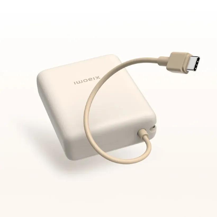 پاوربانک 10000 شیائومی مدل Power Bank PB1033MI توان 33 وات همراه با کابل متصل image gallery