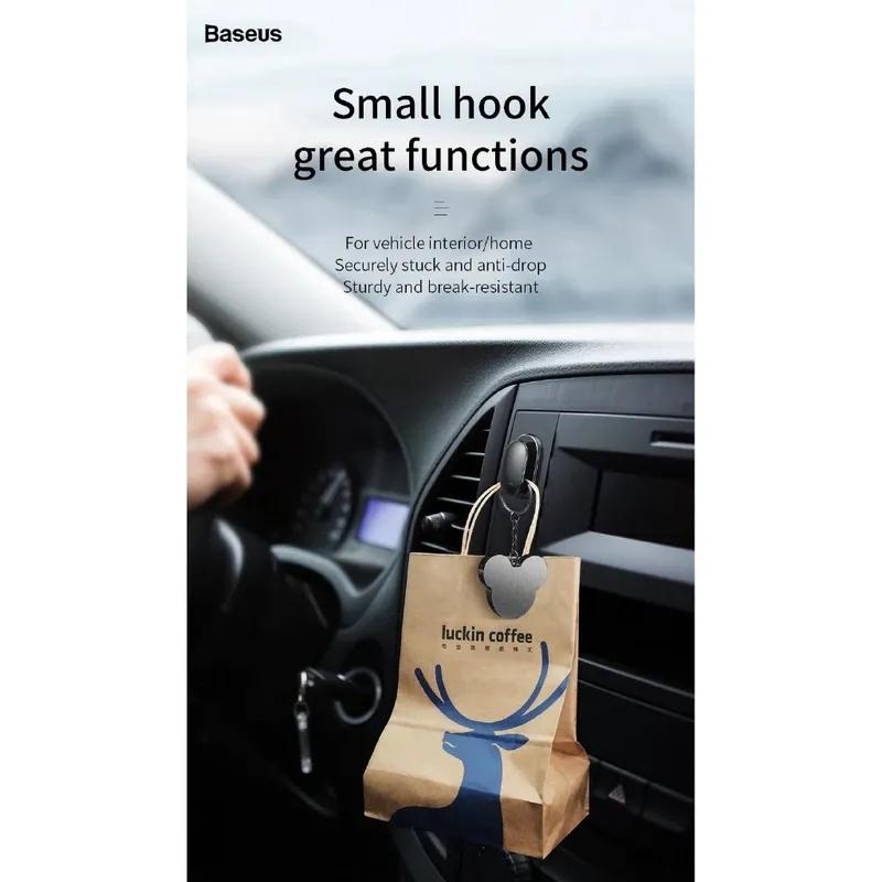 گیره آویز بیسوس Baseus Small Shell Vehicle Hook ACGGBK-01 image gallery