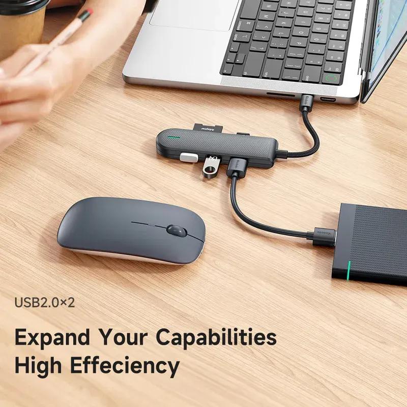 هاب 5 پورت Type C مک دودو مدل HU-1430 5 in 1 USB C HUB image gallery