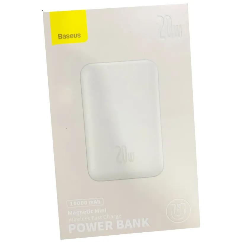 پاوربانک وایرلس 10000 مگنتی باسئوس مدل PPCX030002 توان 20 وات image gallery