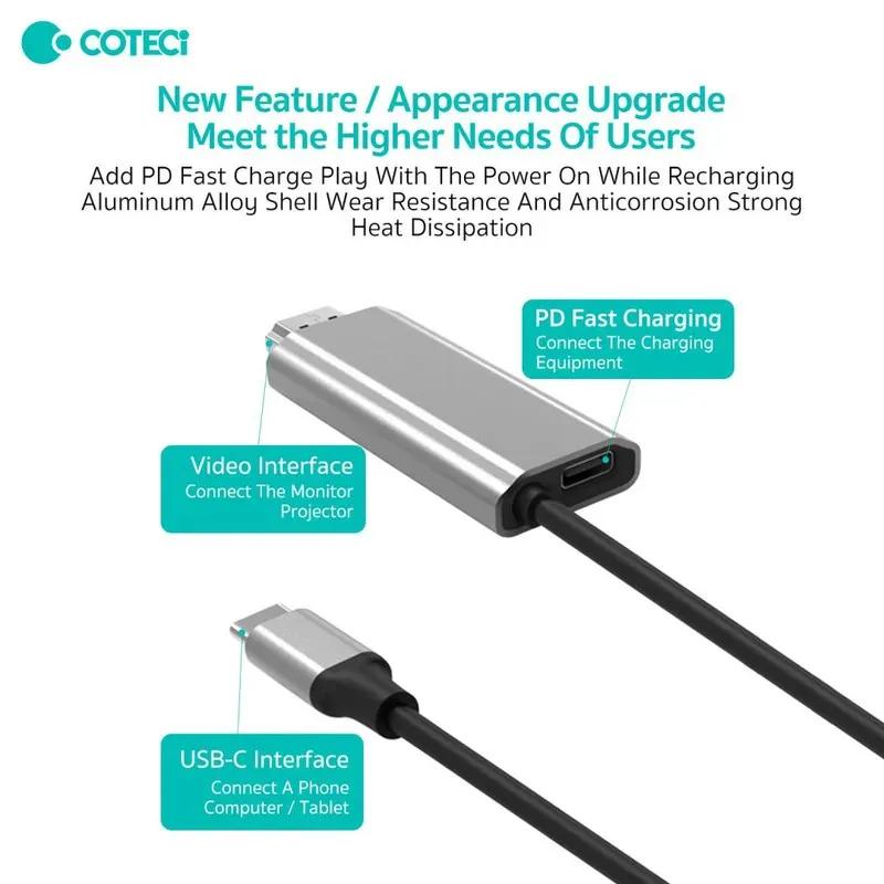 کابل HDMI به Type-c کوتتسی مدل 33025 طول 2 متر image gallery