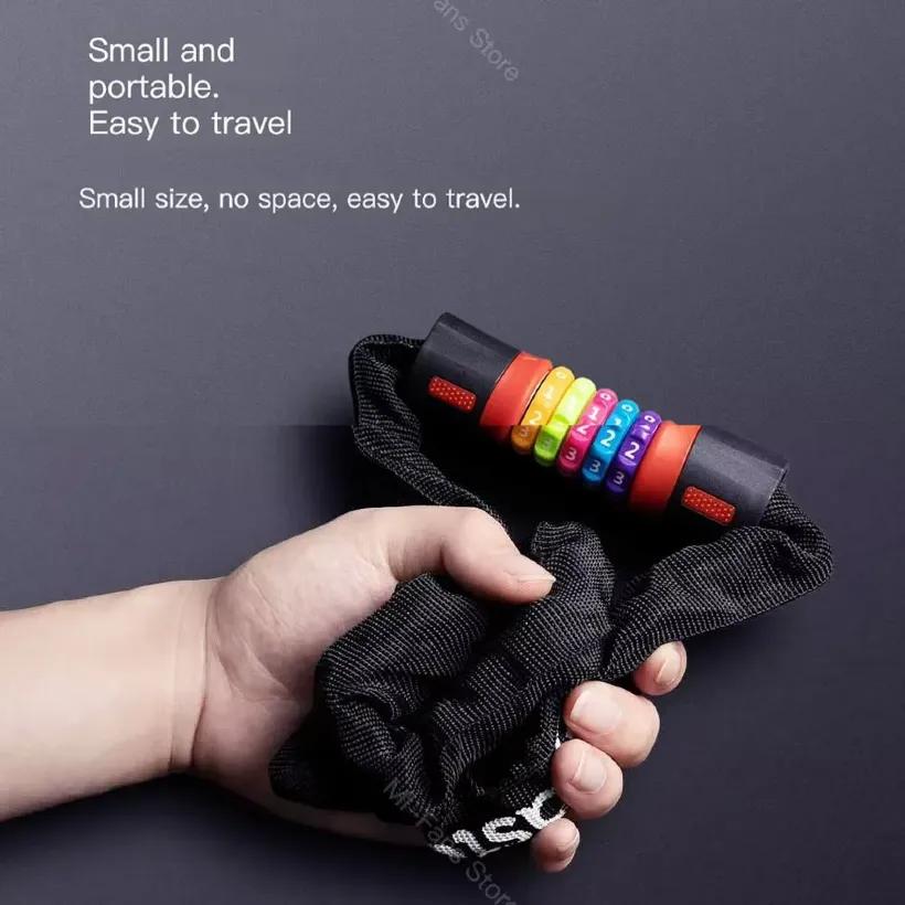 قفل رمزدار دوچرخه شیائومی Lydsto مدل رنگین کمانی YM-CHS01 image gallery