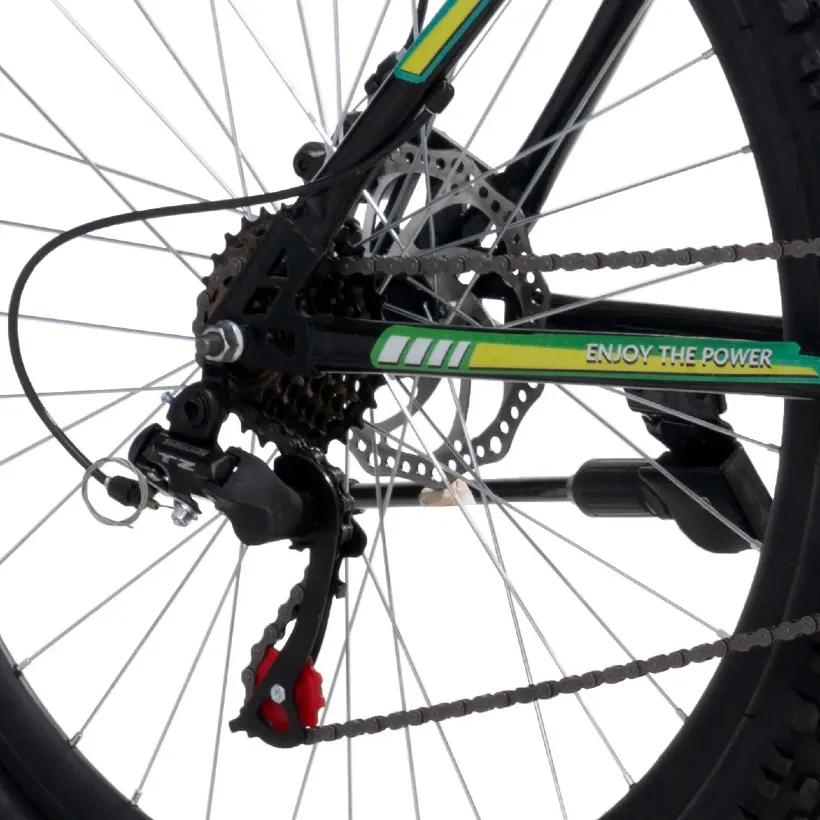 دوچرخه چیاوا مدل آکو دنده‌ای ۲۱ سرعته با ترمز ویبریک و دوشاخ کمک دار سایز ۲۰ image gallery