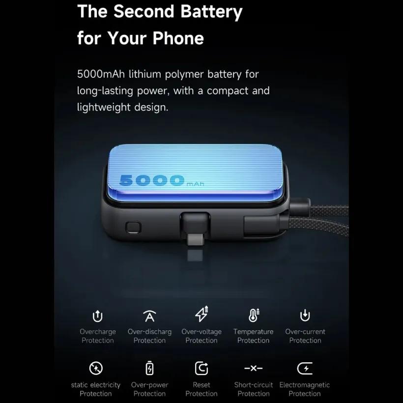 پاوربانک 5000 مک دودو مدل MC-7760 توان 22.5 وات همراه با کانکتور Type-C image gallery