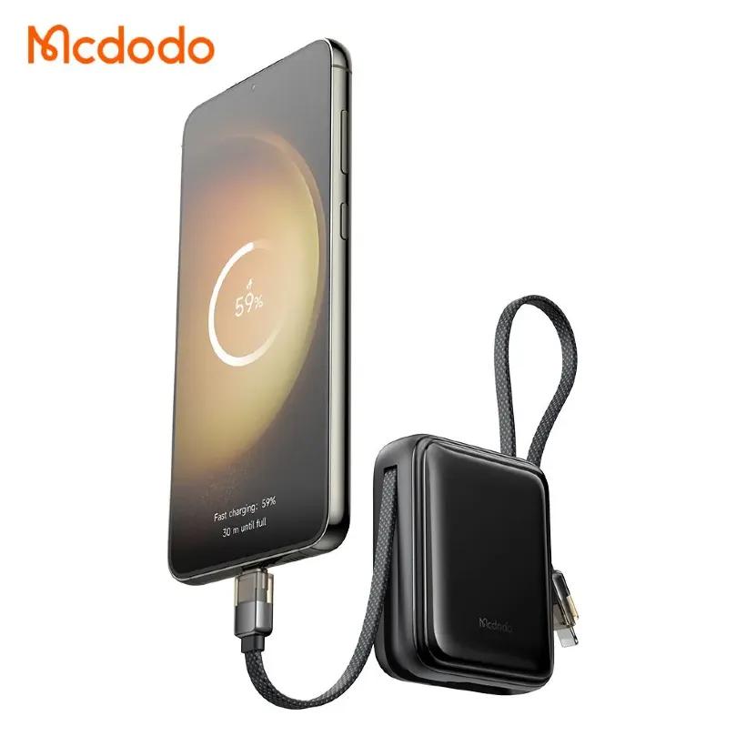 پاوربانک 10000 مک دودو مدل  MC-2550 توان 22.5 وات با کابل متصل image gallery