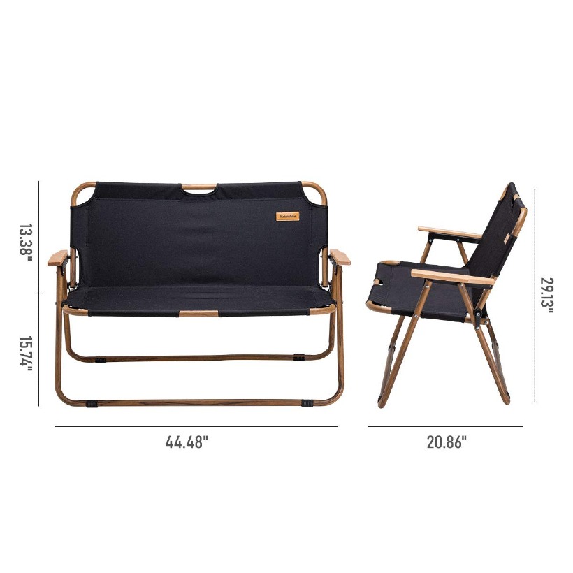 صندلی تاشو دو نفره نیچرهایک مدل NH20JJ002 image gallery