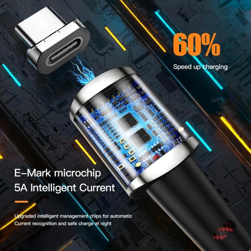 کابل مغناطیسی USB C-C کولا مدل KL-X30 طول ۱ متر ۱۰۰ وات  image gallery