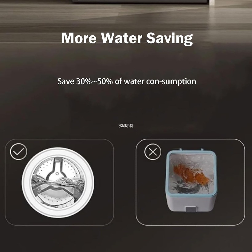 مینی واش HEIMAO مدل FCX همراه با خشک کن و ظرفیت ۳.۵ لیتر image gallery