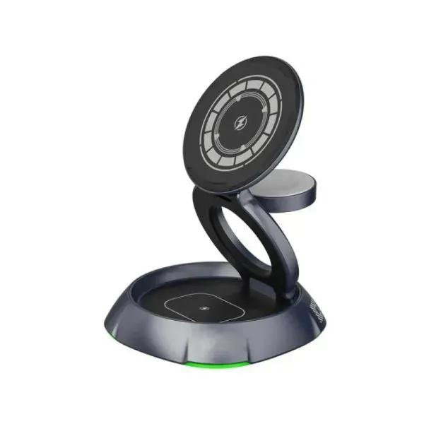 داک شارژ بی سیم  مدل CD72 قابل چرخش 3 در 1