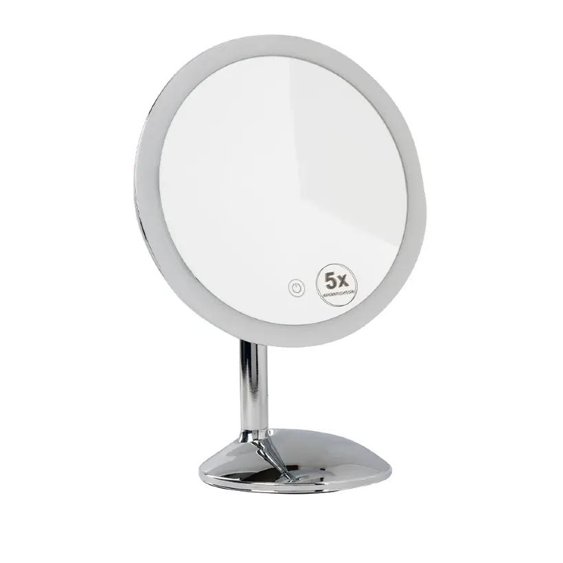 آینه و رینگ لایت آرایشی رومیزی Tusheng-5x T21-7