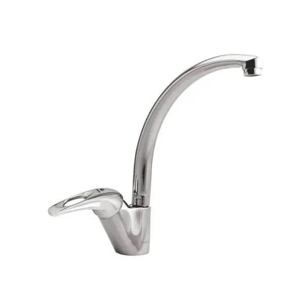 شیر ظرفشویی ثابت با علم ریختگی شیبه مدل کیش