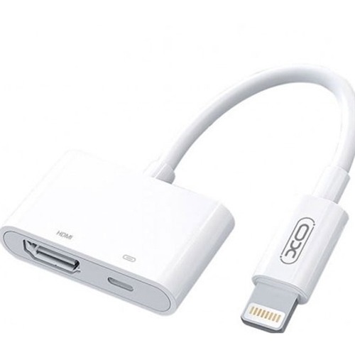 تبدیل لایتنینگ اتصال همزمان شارژر و HDMI ایکس او مدل HUB005