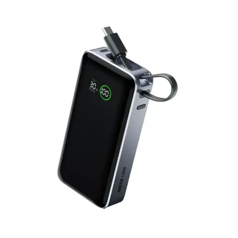 پاوربانک 10000 گرین لاین  مدل Madrid 10 GL-PX31 GNMAD10PBKGY توان 35 وات با کابل متصل