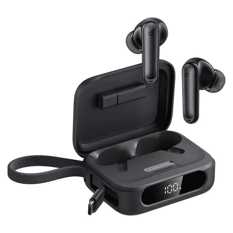 هندزفری بلوتوث انکر مدل P41i A3937 ANC دارای کابل متصل و استند