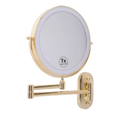 آینه و رینگ لایت آرایشی دیواری Miller-7x