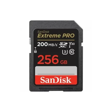 کارت حافظه سن دیسک مدل SanDisk SDXC Extreme Pro UHS-I GN4IN سرعت 200 ظرفیت 256 گیگابایت