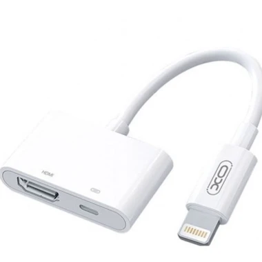 تبدیل لایتنینگ اتصال همزمان شارژر و HDMI ایکس او مدل HUB005